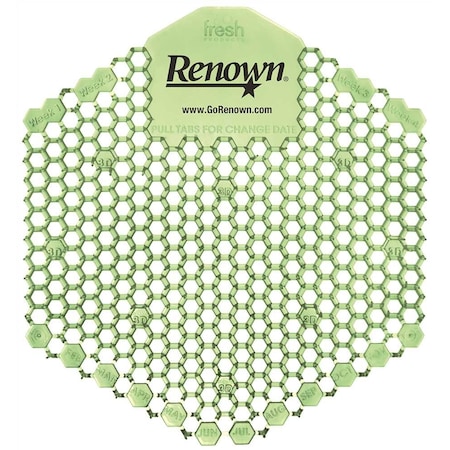 Renown Wave 3D Herbal Mint Urinal Screen, 10PK REN03122